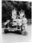 A woman and her prize winning Ballot car, Bournemouth, Dorset, 1928 by Unknown