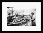 Two men at work on the production line, Cubitt factory, c1920-c1921 by Unknown