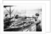 Two men at work on the production line, Cubitt factory, c1920-c1921 by Unknown