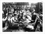 Upholstery department, Morris factory, mid 1920s by Unknown