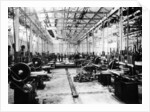 Machine shop in the Argyll car factory, Glasgow, c1899-c1930 by Unknown