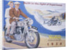 Poster advertising Norton motor bikes, 1954 by Unknown