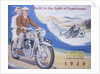 Poster advertising Norton motor bikes, 1954 by Unknown