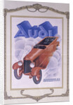 Poster advertising Audi cars, 1922 by Unknown