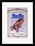 Poster advertising Audi cars, 1922 by Unknown