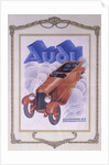 Poster advertising Audi cars, 1922 by Unknown
