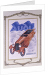 Poster advertising Audi cars, 1922 by Unknown