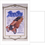 Poster advertising Audi cars, 1922 by Unknown