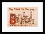 Poster advertising Shell oil, (c1920s?) by Unknown