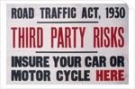 An insurance poster, 1930 by Unknown