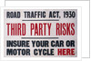 An insurance poster, 1930 by Unknown