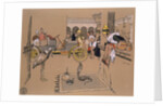 A Berliet car in a Bazaar by Anonymous