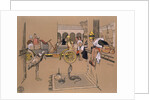 A Berliet car in a Bazaar by Anonymous