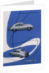 Poster advertising the Porsche 356, 1955 by Unknown