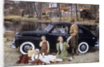 Poster advertising a Volvo 444, 1953 by Unknown