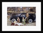 Poster advertising a Volvo 444, 1953 by Unknown