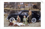 Poster advertising a Volvo 444, 1953 by Unknown