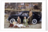 Poster advertising a Volvo 444, 1953 by Unknown