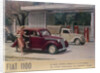 Poster advertising a Fiat 1100, 1940 by Unknown
