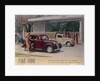 Poster advertising a Fiat 1100, 1940 by Unknown