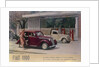 Poster advertising a Fiat 1100, 1940 by Unknown