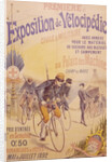 Poster advertising a bicycle exposition, 1892 by E Clouet