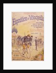 Poster advertising a bicycle exposition, 1892 by E Clouet