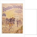 Poster advertising a bicycle exposition, 1892 by E Clouet