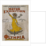Poster advertising the Olympia Motor Exhibition, 1905 by Unknown