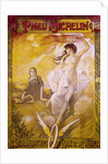 Poster advertising Michelin tyres by Unknown