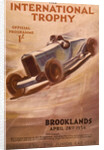 Programme for the Brooklands International Trophy, 1934 by Unknown