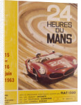 A programme advertising Le Mans 24 Hours, 1963 by G Leygnac