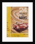 A programme advertising Le Mans 24 Hours, 1963 by G Leygnac