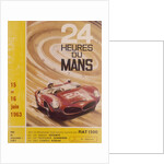 A programme advertising Le Mans 24 Hours, 1963 by G Leygnac