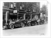 Cadillac cars preparing to start on the Austrian Alpine Trial, 1914 by Unknown