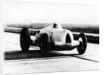 Bernd Rosemeyer in Auto Union record-breaking car, 1937 by Unknown