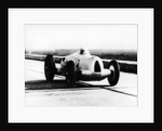 Bernd Rosemeyer in Auto Union record-breaking car, 1937 by Unknown