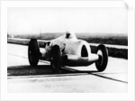 Bernd Rosemeyer in Auto Union record-breaking car, 1937 by Unknown