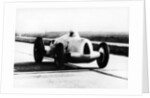 Bernd Rosemeyer in Auto Union record-breaking car, 1937 by Unknown