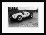 Tazio Nuvolari driving a 3 litre Auto Union in a Grand Prix, 1939 by Unknown