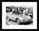 Stirling Moss with Porsche RSK, Goodwood, Sussex, 1955 by Unknown