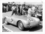 Stirling Moss with Porsche RSK, Goodwood, Sussex, 1955 by Unknown