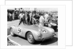 Stirling Moss with Porsche RSK, Goodwood, Sussex, 1955 by Unknown