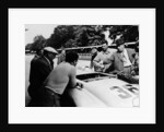 Alfred Neubauer with a Mercedes, Avus motor racing circuit, Berlin, Germany, 1938 by Unknown