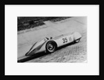 Mercedes Streamliner car of Rudolf Caracciola in the Avusrennen race, Berlin, Germany, 1937 by Unknown