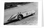 Mercedes Streamliner car of Rudolf Caracciola in the Avusrennen race, Berlin, Germany, 1937 by Unknown