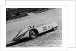 Mercedes Streamliner car of Rudolf Caracciola in the Avusrennen race, Berlin, Germany, 1937 by Unknown