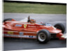 Gilles Villeneuve racing a Ferrari 312T5, British Grand Prix, Brands Hatch, 1980 by Unknown