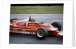 Gilles Villeneuve racing a Ferrari 312T5, British Grand Prix, Brands Hatch, 1980 by Unknown