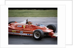 Gilles Villeneuve racing a Ferrari 312T5, British Grand Prix, Brands Hatch, 1980 by Unknown